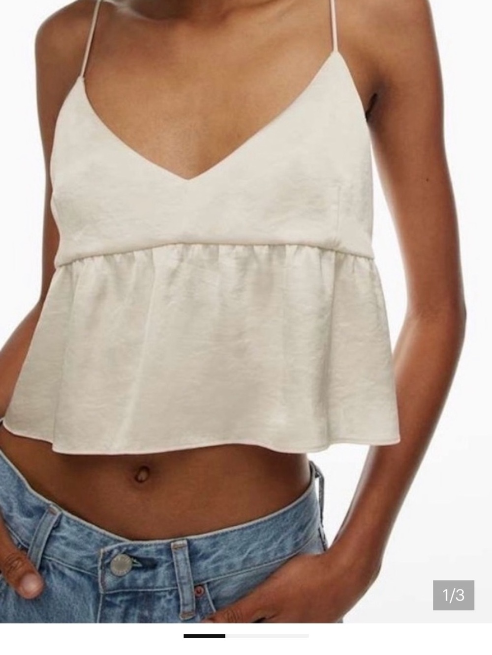 Aritzia Wilfred Lover Satin Cami